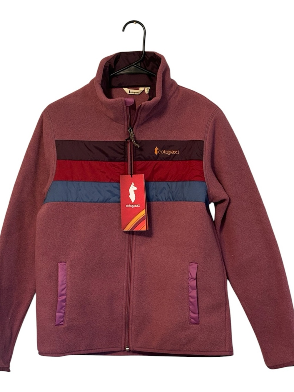 Cotopaxi New Mauve Full-Zip Fleece Jacket Women Medium